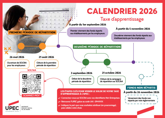 Taxe d'apprentissage - Calendrier 2026