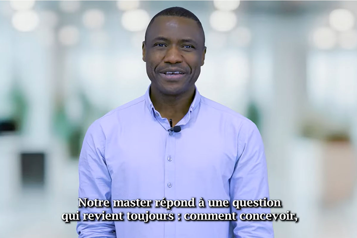 Consultez la vidéo de présentation du Master PIF, par Jérôme Mbiatong